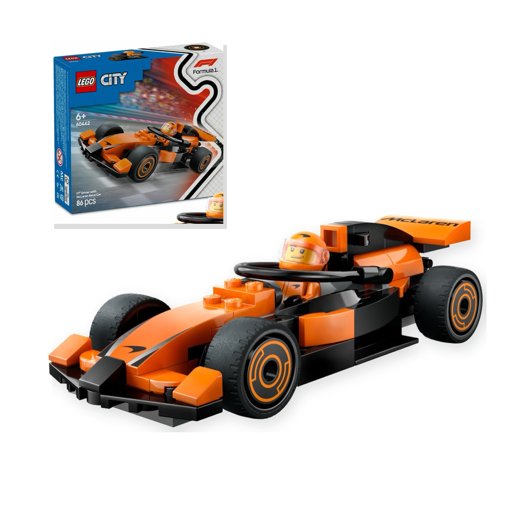 LEGO City 60442 F1 Kierowca i bolid McLaren