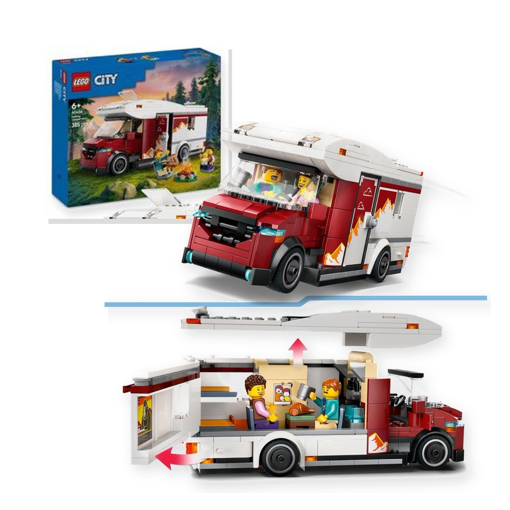 LEGO City 60454 Wakacyjna przyczepa przygodowa