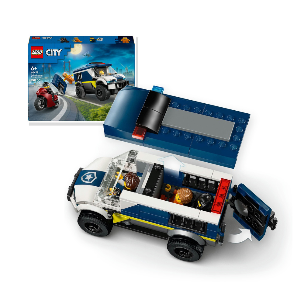 LEGO City 60479 Furgonetka policyjnego konwoju więziennego