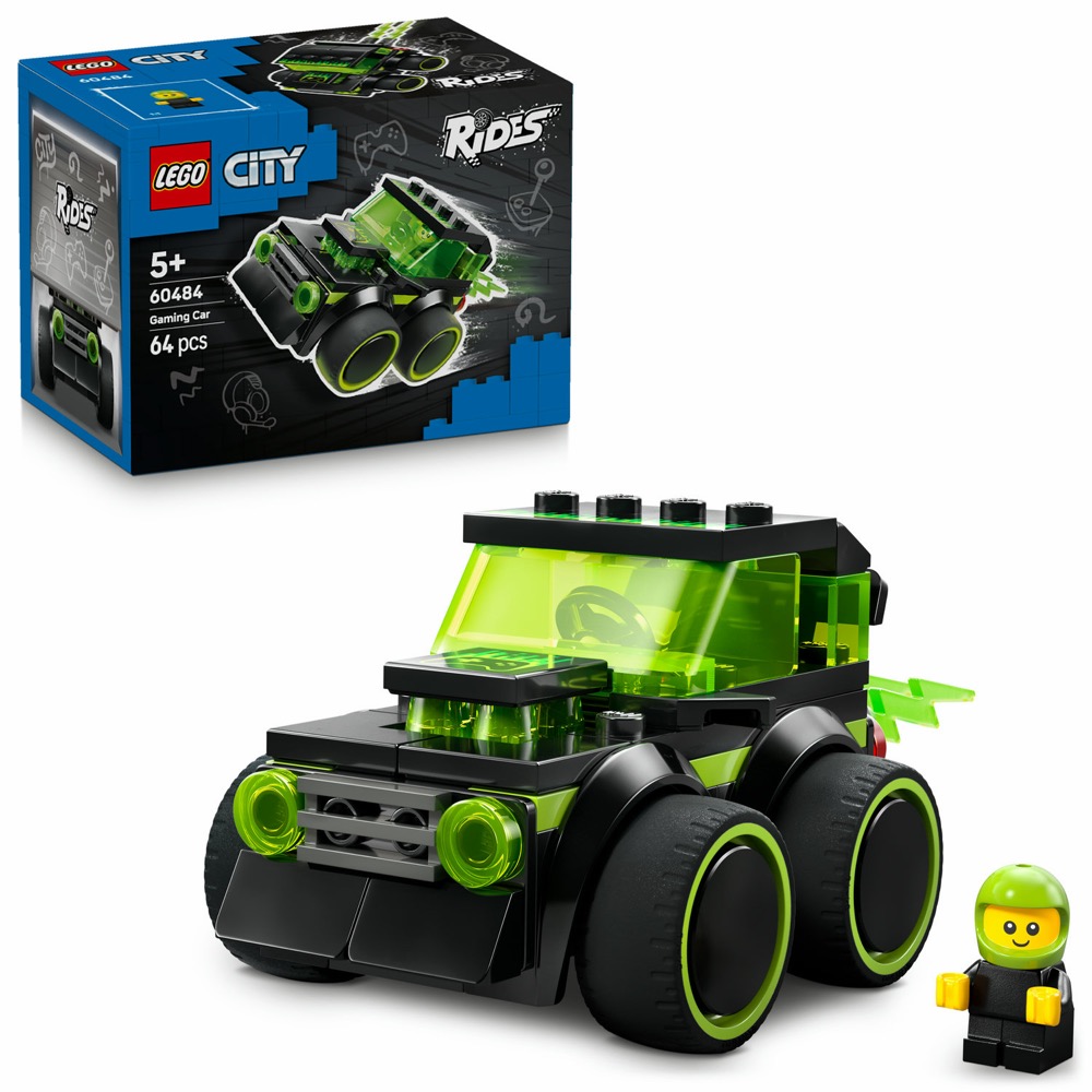 LEGO City 60484 Pojazdy Gamingowa wyścigówka — oryginalny zestaw klocków LEGO