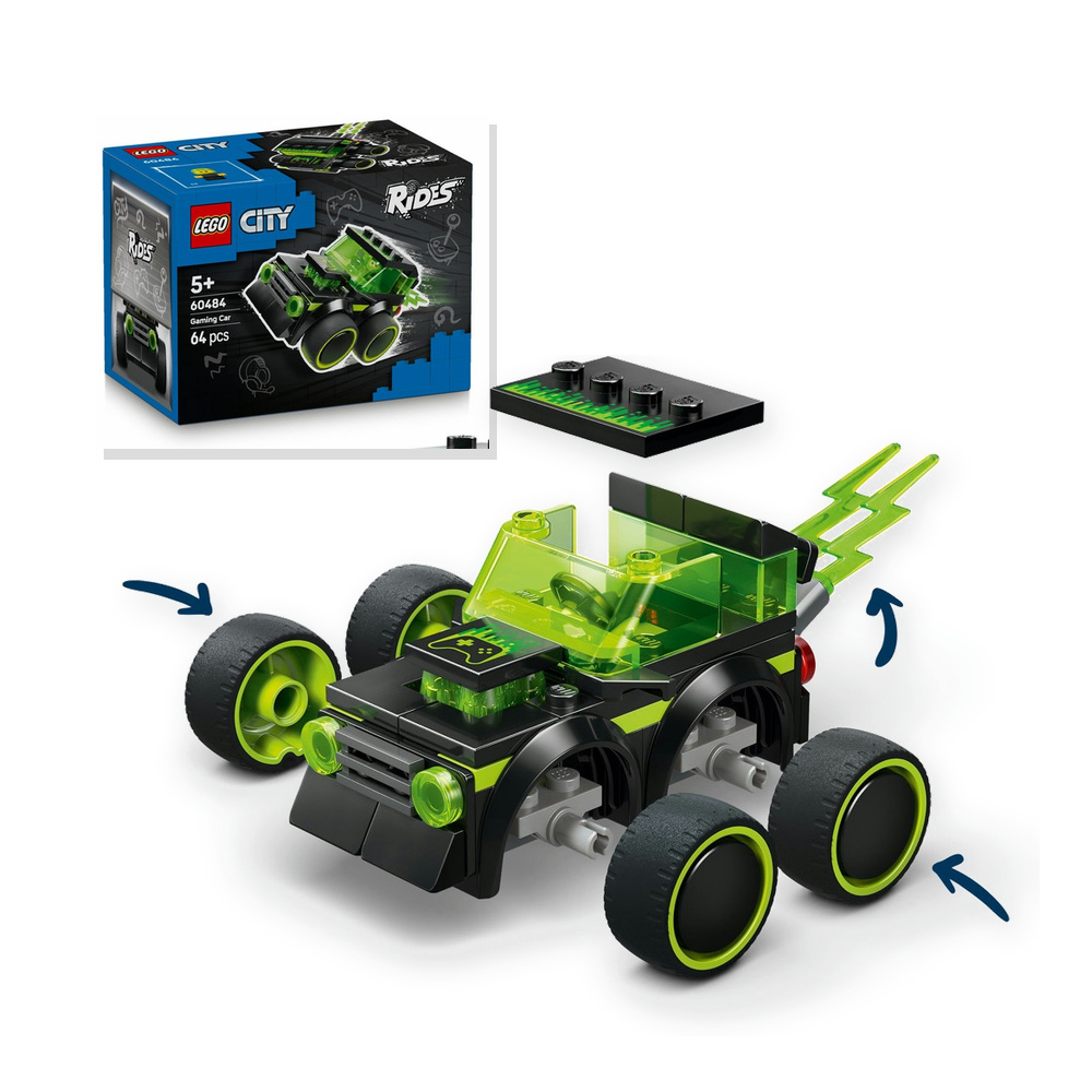 LEGO City 60484 Pojazdy Gamingowa wyścigówka