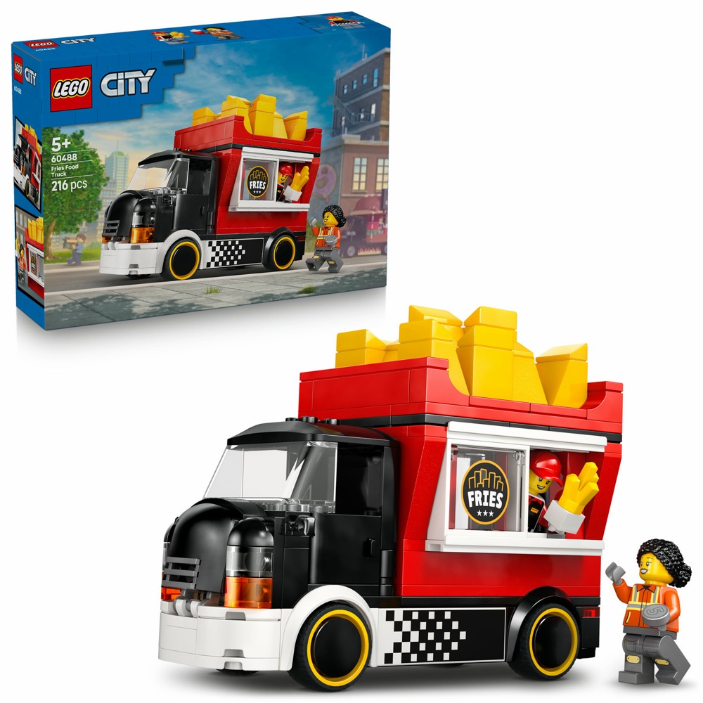 LEGO City 60488 Food truck z frytkami — oryginalny zestaw klocków LEGO