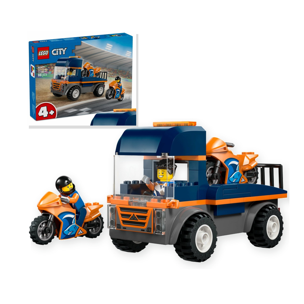 LEGO City 60491 Laweta dla motocykli