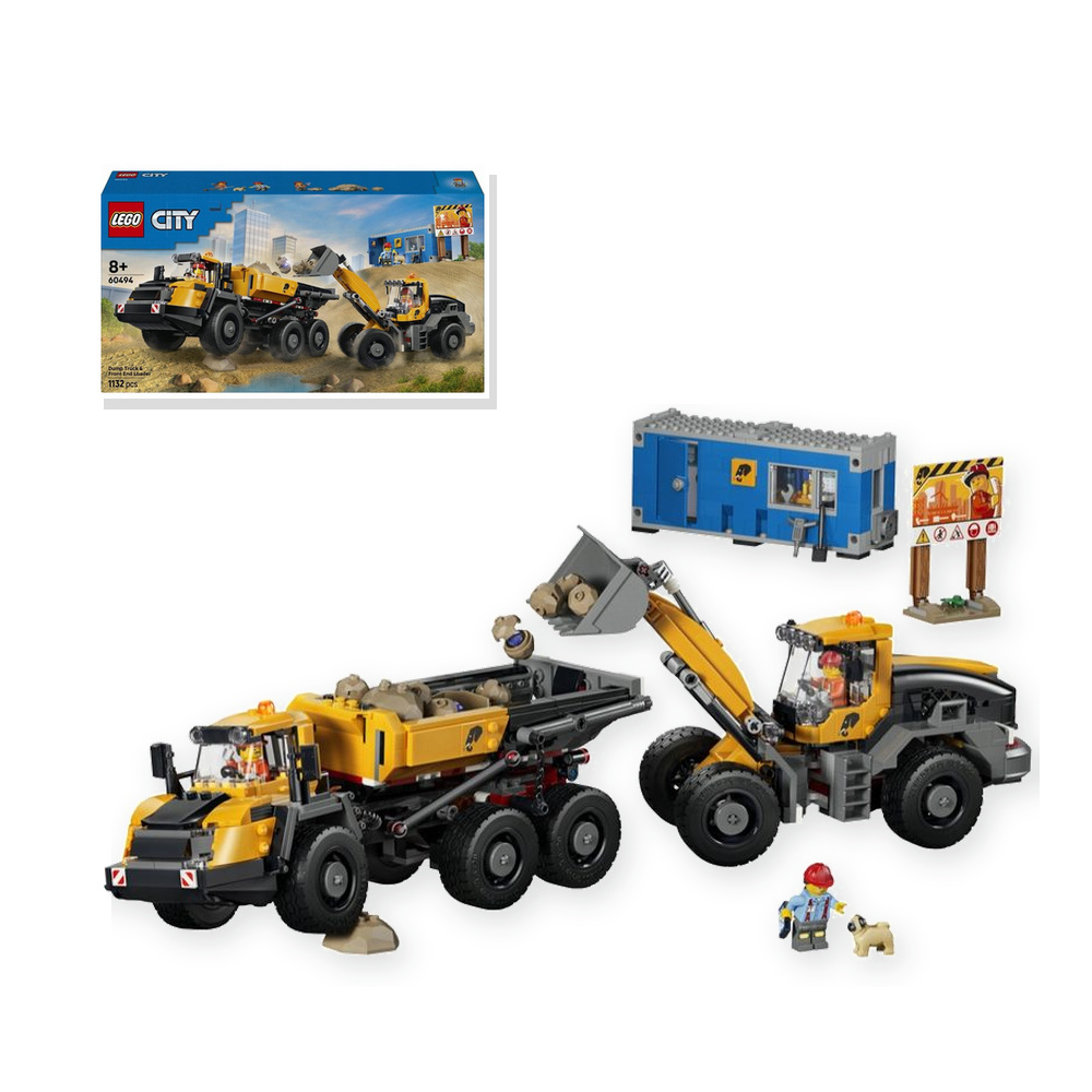 LEGO City 60494 Wywrotka i ładowarka czołowa