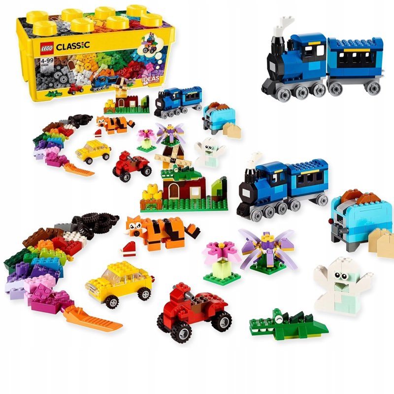 LEGO Classic 10696 Średnie pudełko kreatywnych klocków LEGO — oryginalny zestaw klocków LEGO