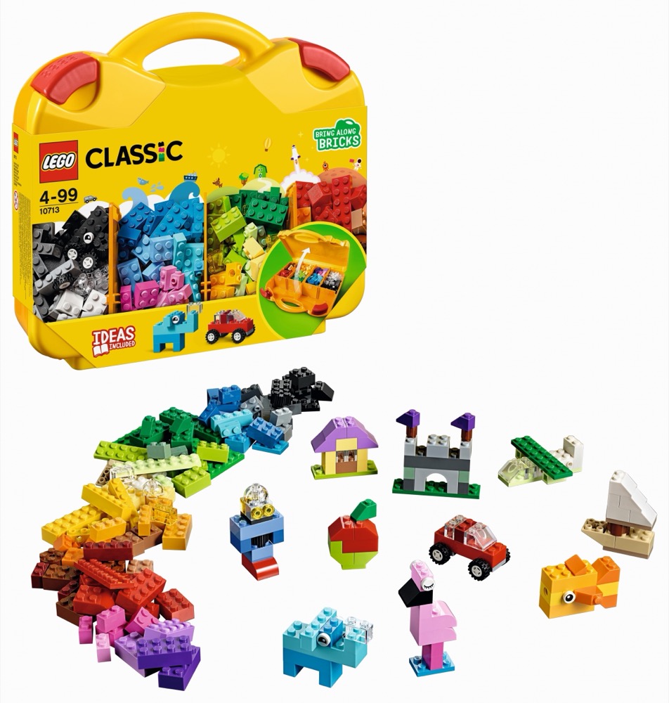 LEGO Classic 10713 Kreatywna walizka — oryginalny zestaw klocków LEGO