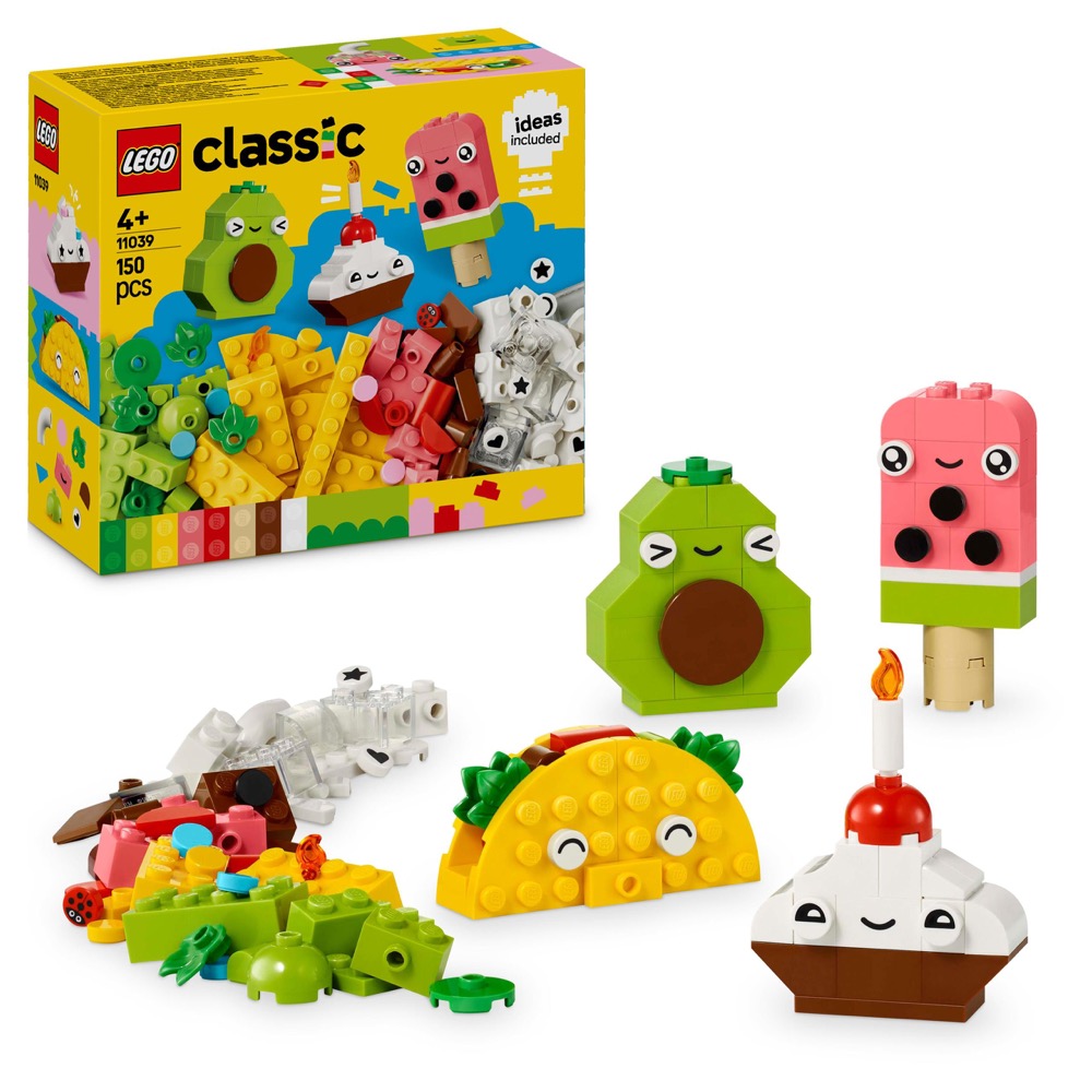 LEGO Classic 11039 Kreatywne jedzenie — oryginalny zestaw klocków LEGO