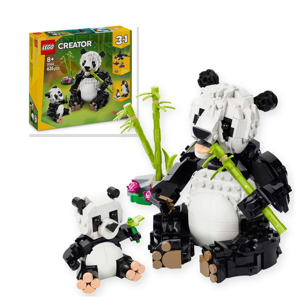 LEGO Creator 3 w 1 Dzikie zwierzęta: rodzina pand 31165