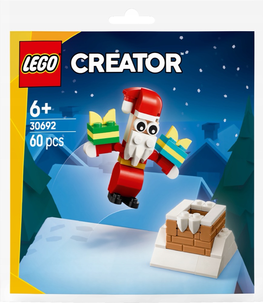 LEGO Creator 30692 Święty Mikołaj i świąteczny komin — oryginalny zestaw klocków LEGO