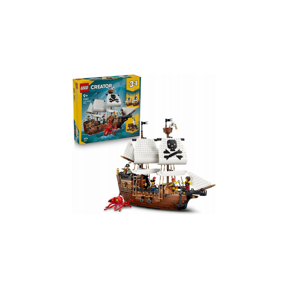 LEGO Creator 3w1 31387 Kultowy statek piracki