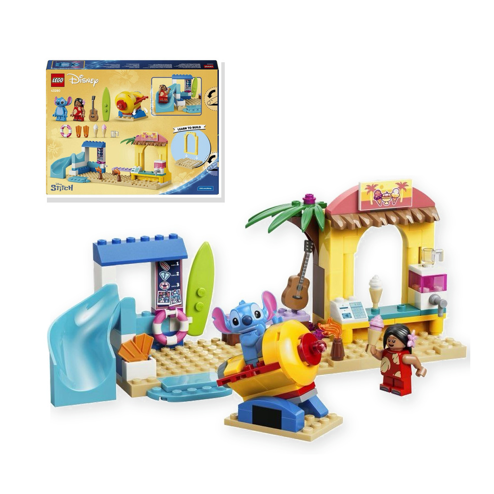 LEGO Disney 43280 Plażowa zabawa z Lilo i Stitch