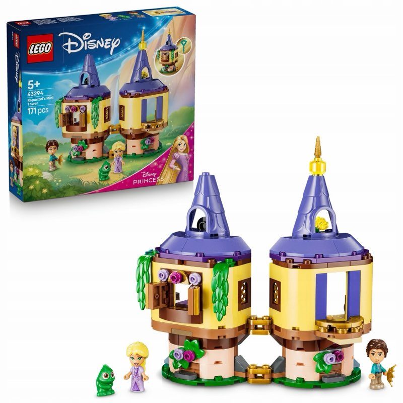 LEGO Disney 43294 Wieża Roszpunki — oryginalny zestaw klocków LEGO