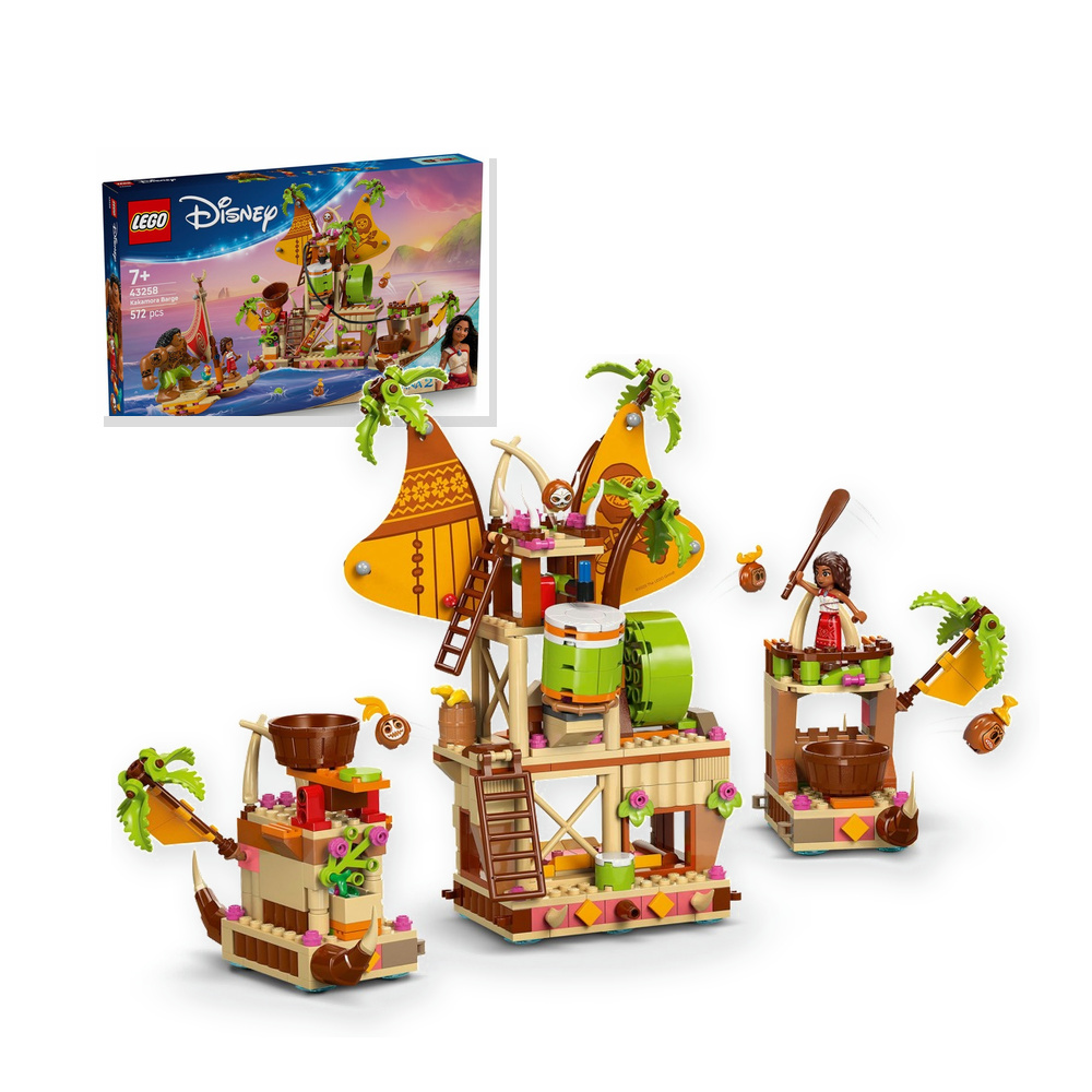 LEGO Disney Vaiana 2 Barka Kakamorów 43258 7+ 572 elementów