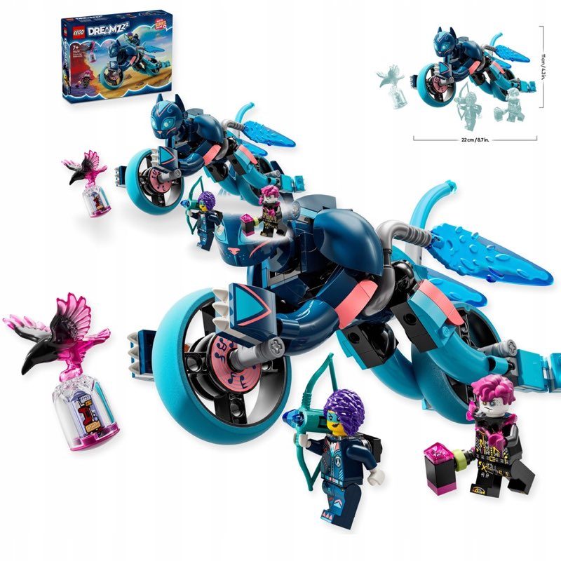 LEGO DREAMZzz 71479 Koci motocykl Zoey — oryginalny zestaw klocków LEGO