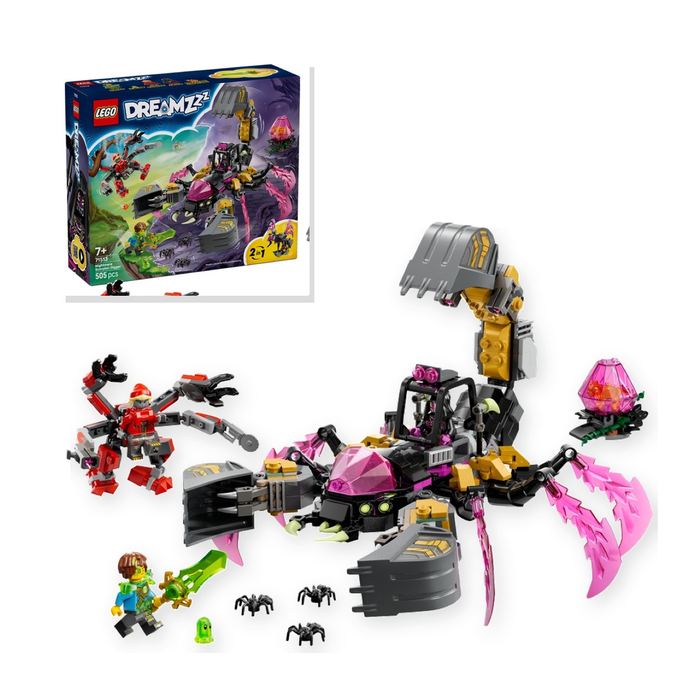 LEGO DREAMZzz 71513 Koszmarna skorpionowa koparka