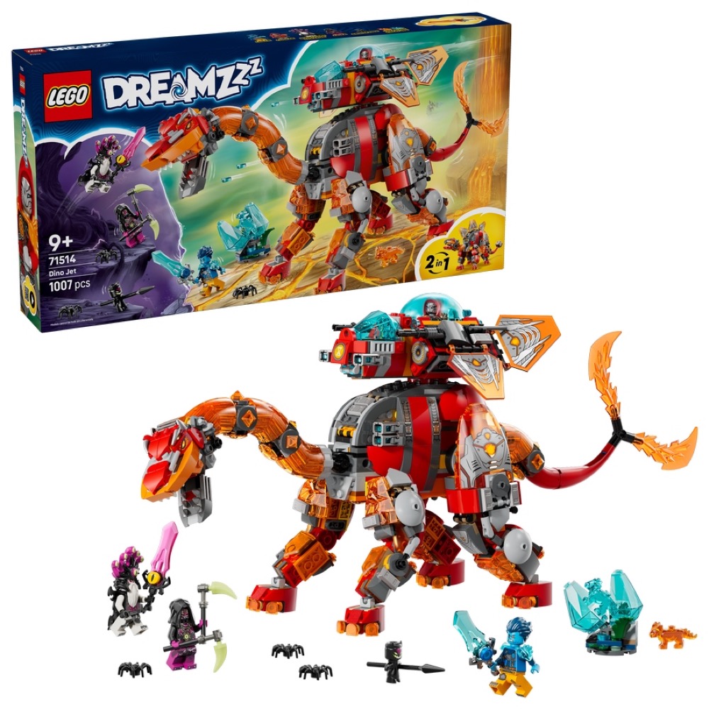 LEGO Dreamzzz Dinostatek kosmiczny 71514 — oryginalny zestaw klocków LEGO