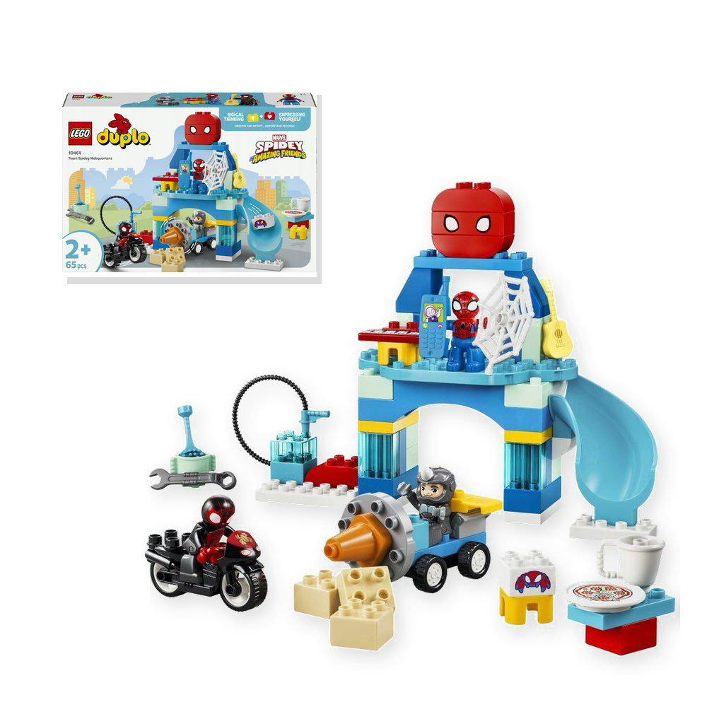 LEGO DUPLO 10464 Zespół Spidey'ego i baza pająka