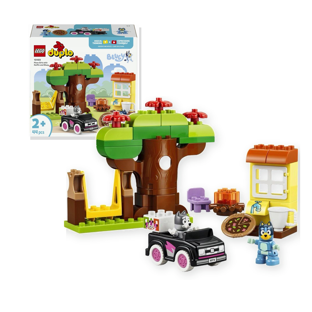 LEGO DUPLO 10469 Muffiny, Bluey i dostawa pizzy