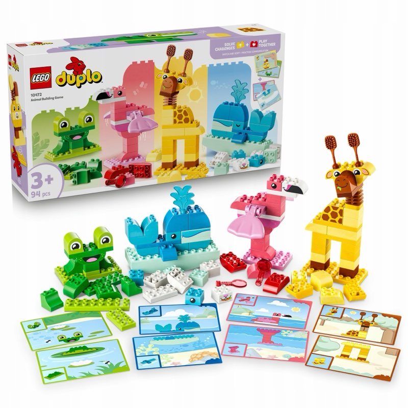 LEGO DUPLO 10472 Kreatywne budowanie zwierzątek — oryginalny zestaw klocków LEGO