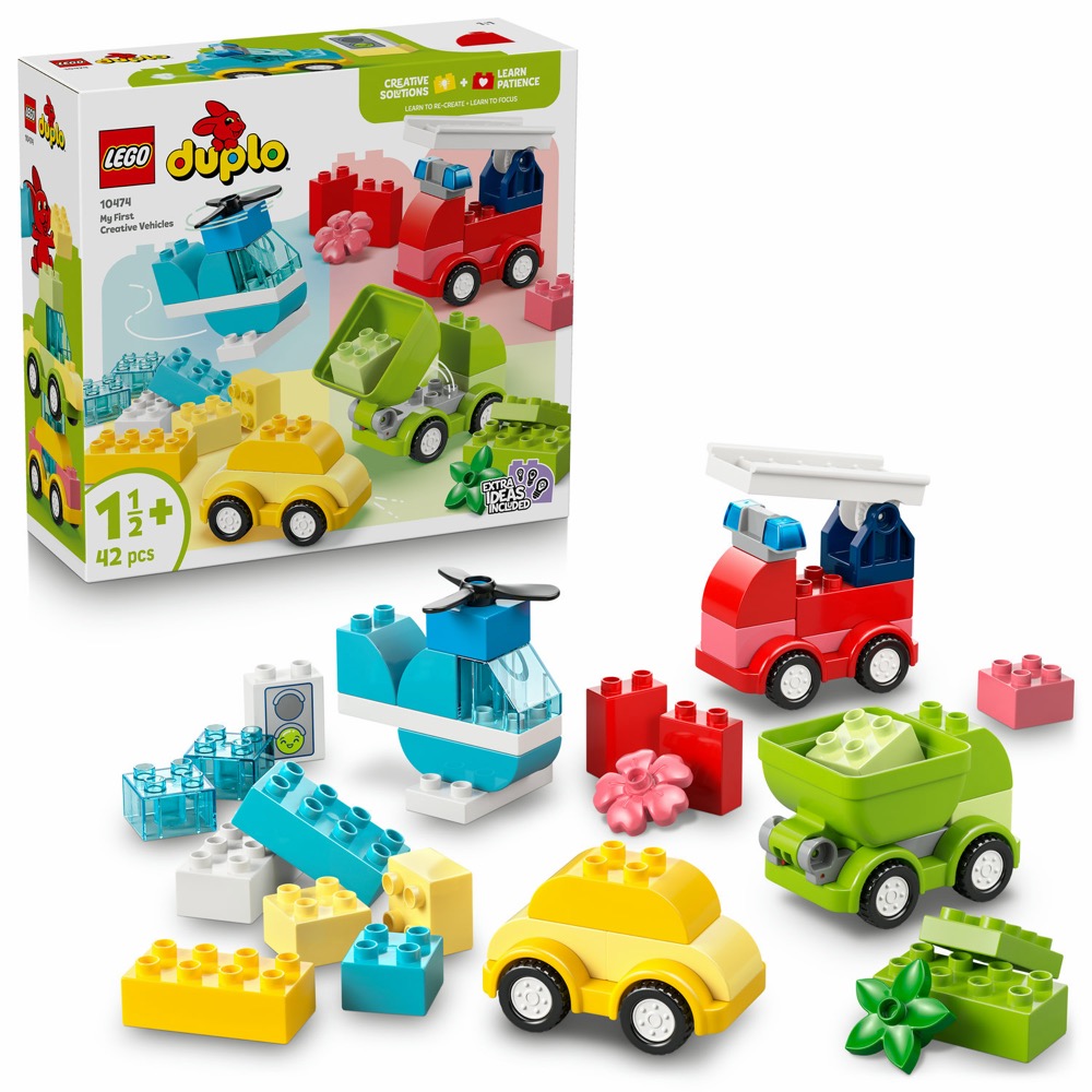 LEGO Duplo 10474 Kreatywne pojazdy — oryginalny zestaw klocków LEGO