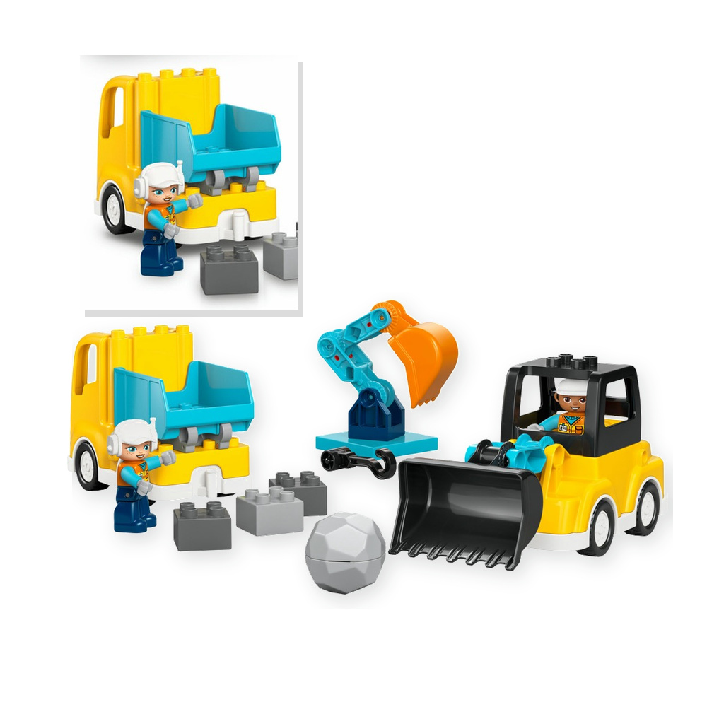 LEGO Duplo 10475 Maszyny budowlane 3 w 1
