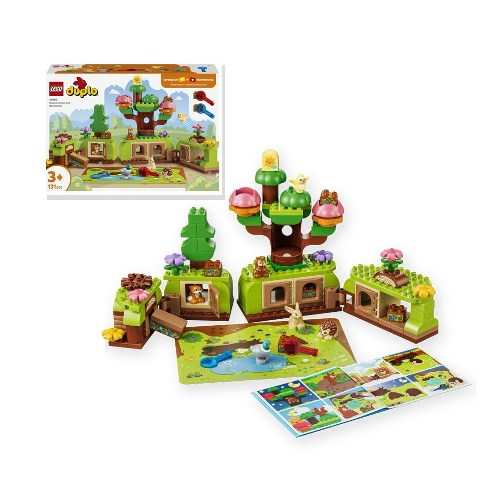 LEGO DUPLO 10480 Las pełen odkryć i dzikich zwierząt