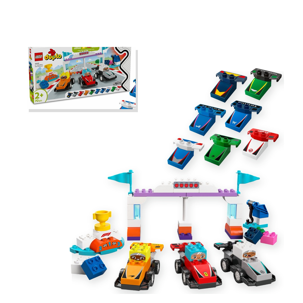 LEGO DUPLO Bolidy i kierowcy F1 10445