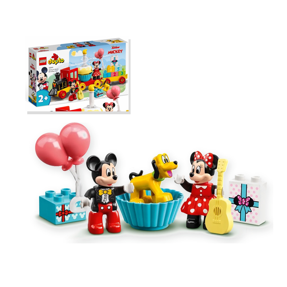 LEGO DUPLO Disney 10941 Urodzinowy pociąg myszek Miki i Minnie