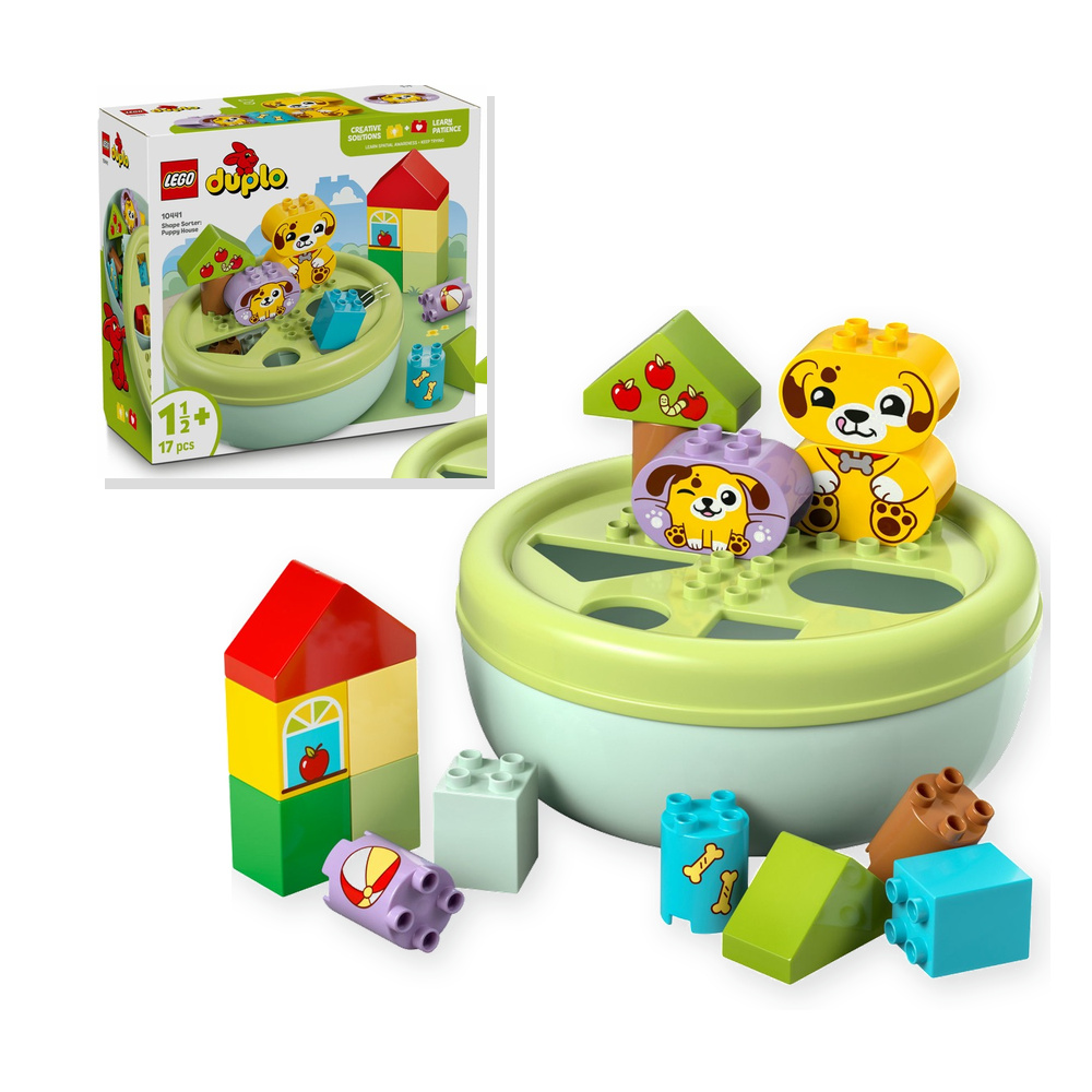 LEGO DUPLO Sorter kształtów dom piesków 10441