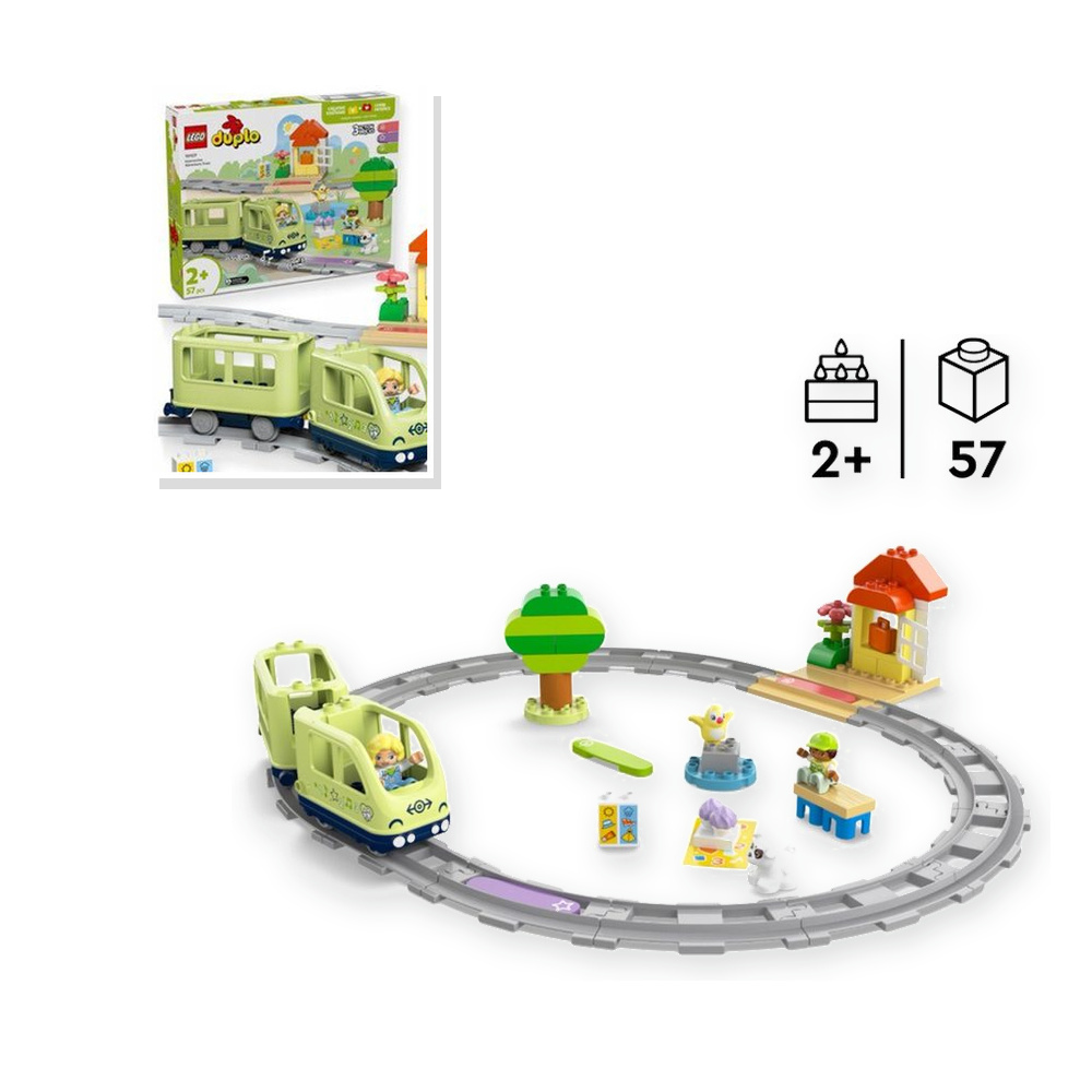 LEGO DUPLO TOWN Przygoda z interaktywnym pociągiem 10427