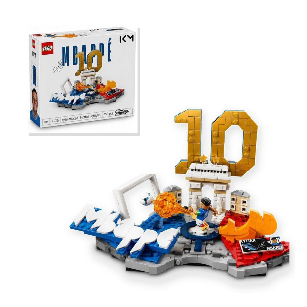 LEGO Editions 43013 Kylian Mbappé - piłkarskie momenty