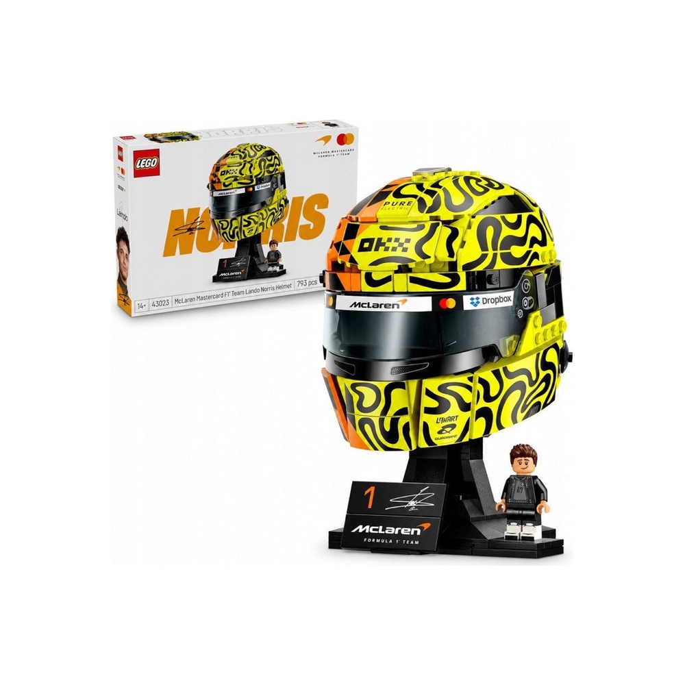 LEGO Editions Formuła 1 43023 Kask Lando Norris McLaren Mastercard F1 Team