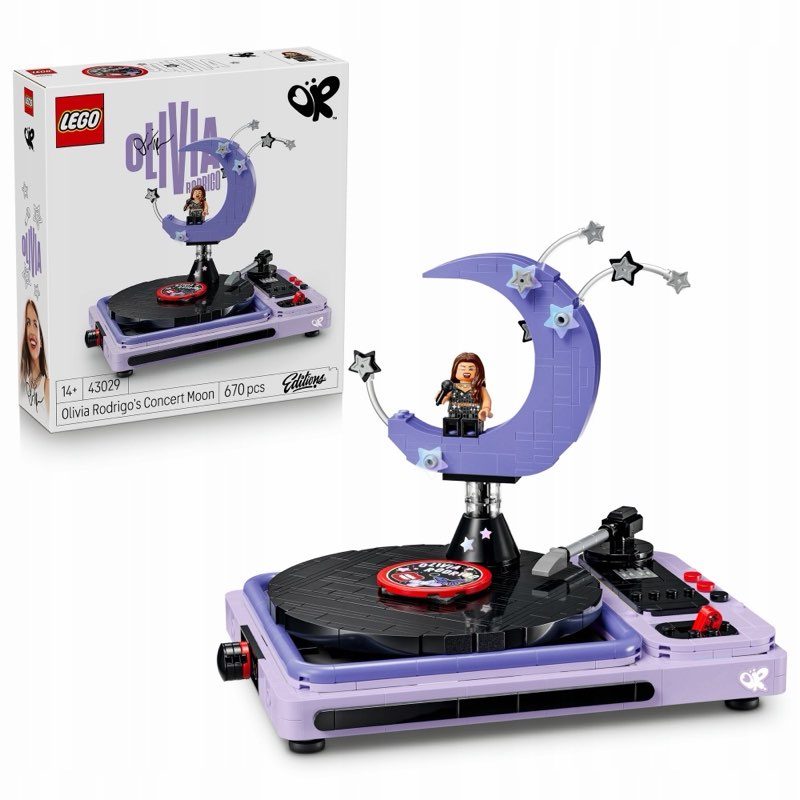 LEGO Editions 43029 Olivia Rodrigo: Koncert przy świetle księżyca — oryginalny zestaw klocków LEGO
