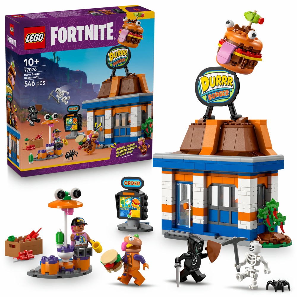 LEGO Fortnite 77076 Restauracja Durrr Burger — oryginalny zestaw klocków LEGO