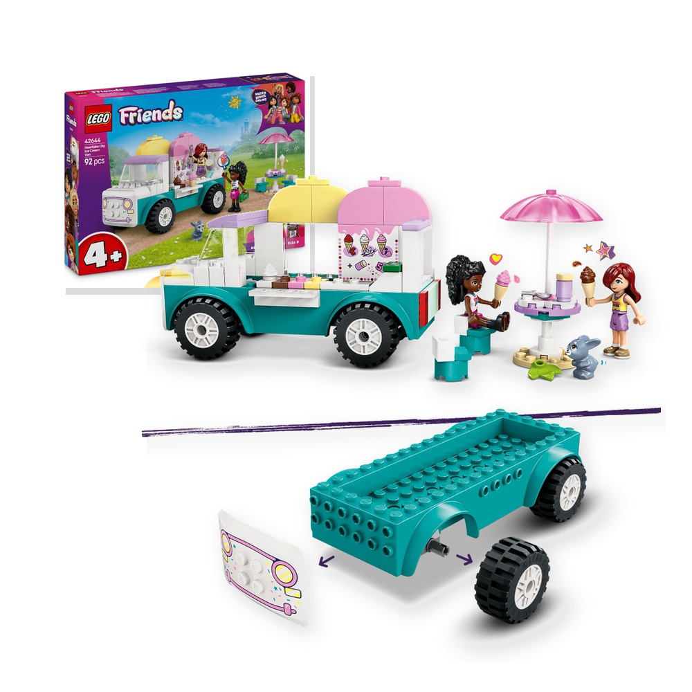 LEGO Friends 42644 Furgonetka z lodami w mieście Heartlake