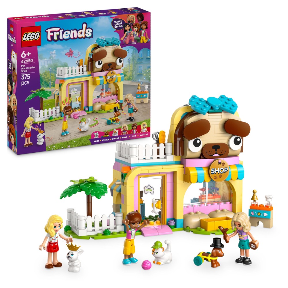LEGO Friends 42650 Sklep z akcesoriami dla zwierząt — oryginalny zestaw klocków LEGO