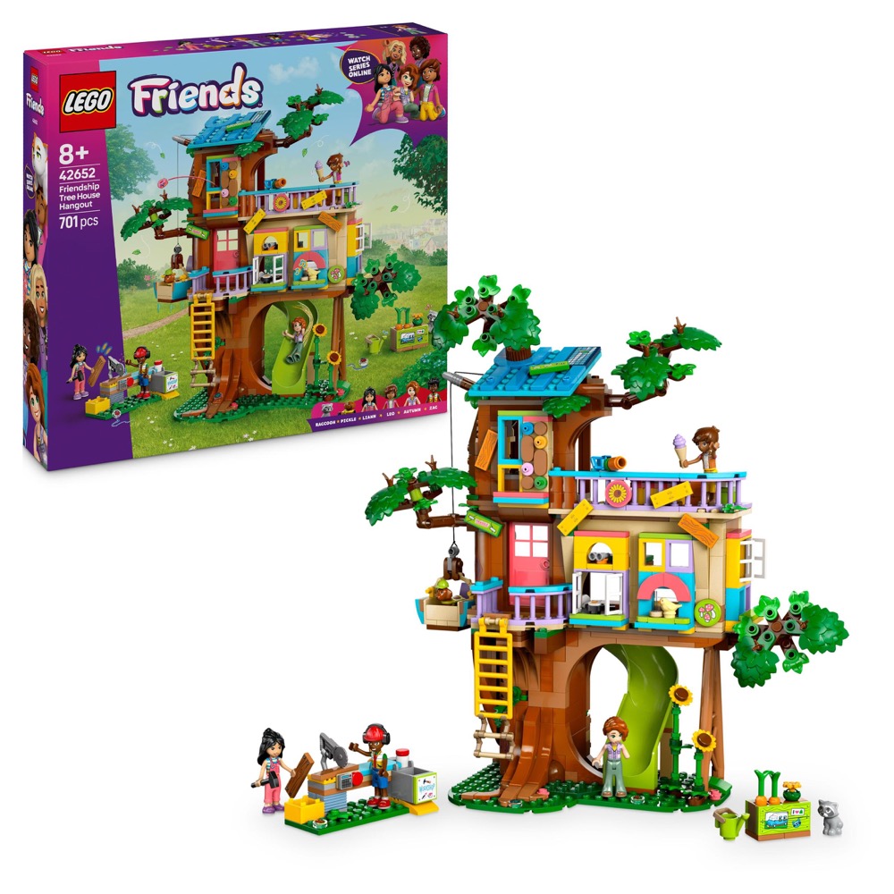 LEGO Friends 42652 Spotkanie w domku na drzewie przyjaźni — oryginalny zestaw klocków LEGO
