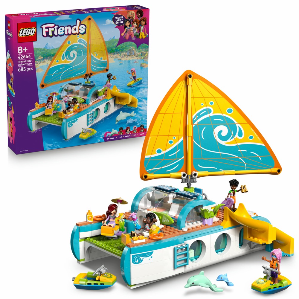 LEGO Friends 42664 Przygoda na jachcie — oryginalny zestaw klocków LEGO