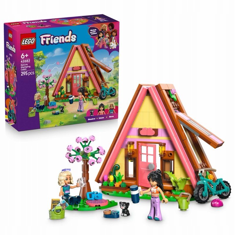 LEGO Friends 42682 Domek glampingowy na łonie natury — oryginalny zestaw klocków LEGO