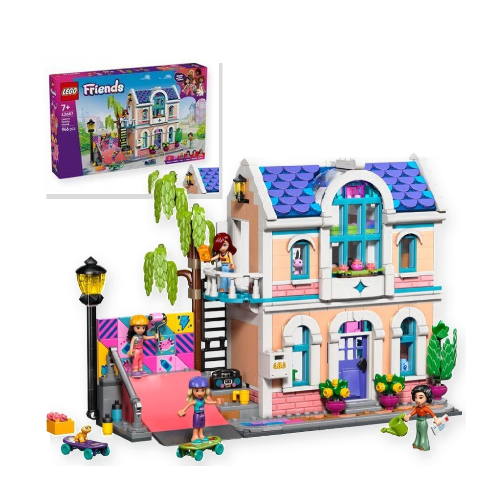 LEGO Friends 42687 Dom rodzinny Liann domek skatepark deskorolka