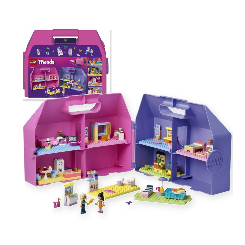 LEGO Friends 42697 Kreatywna walizka z domkiem dla lalek