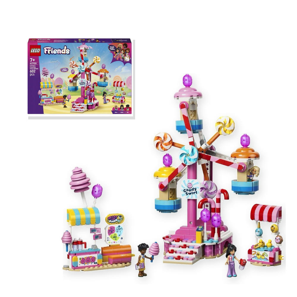 LEGO Friends 42700 Karuzela ze słodyczami i babeczkami