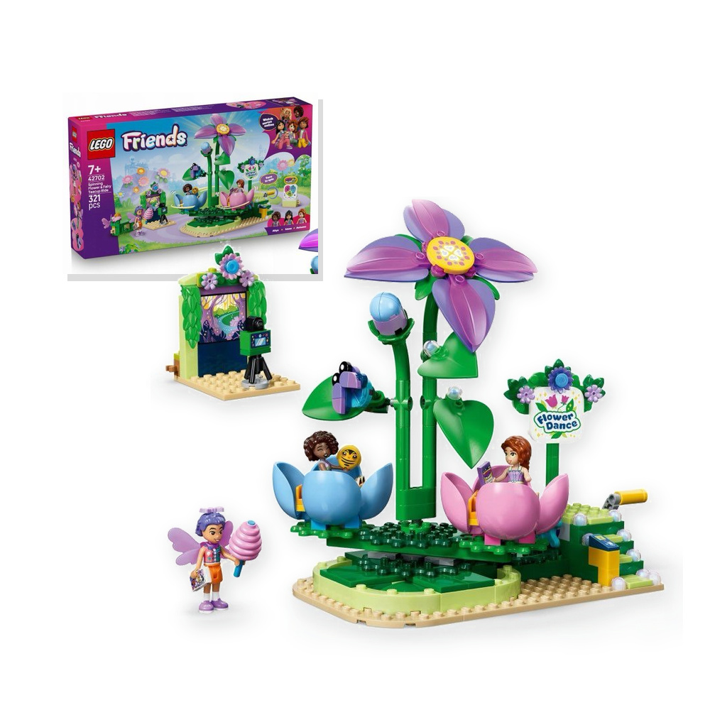 LEGO Friends 42702 Karuzela z kwiatami i wróżkami