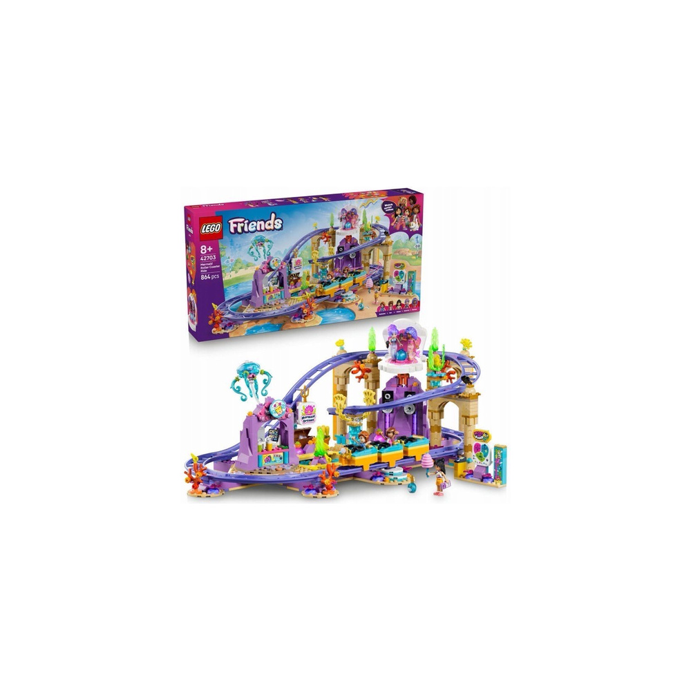 LEGO Friends 42703 Zábavní park: Mořská panna na horské dráze