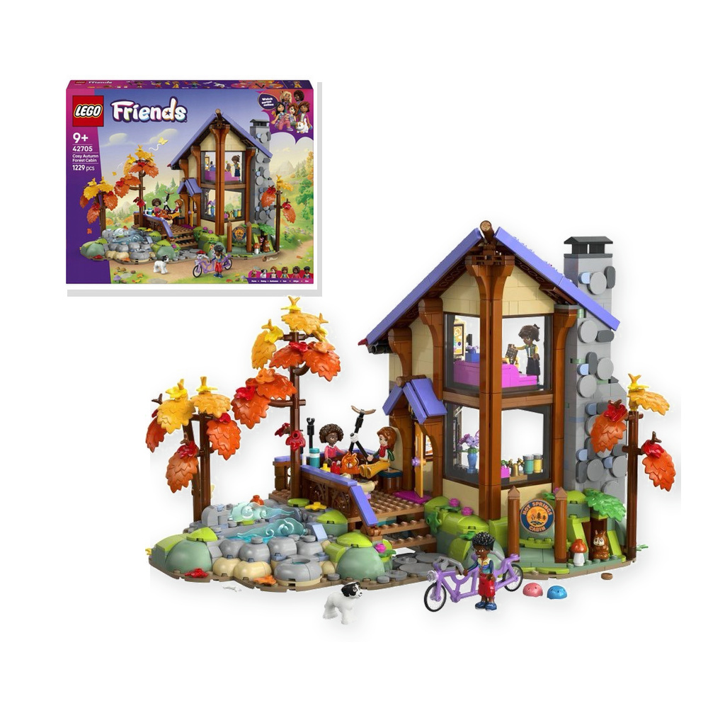 LEGO Friends 42705 Przytulna chatka w jesiennym lesie