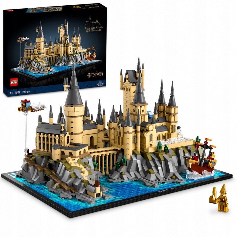 LEGO Harry Potter Zamek Hogwart i błonia 76419 — oryginalny zestaw klocków LEGO