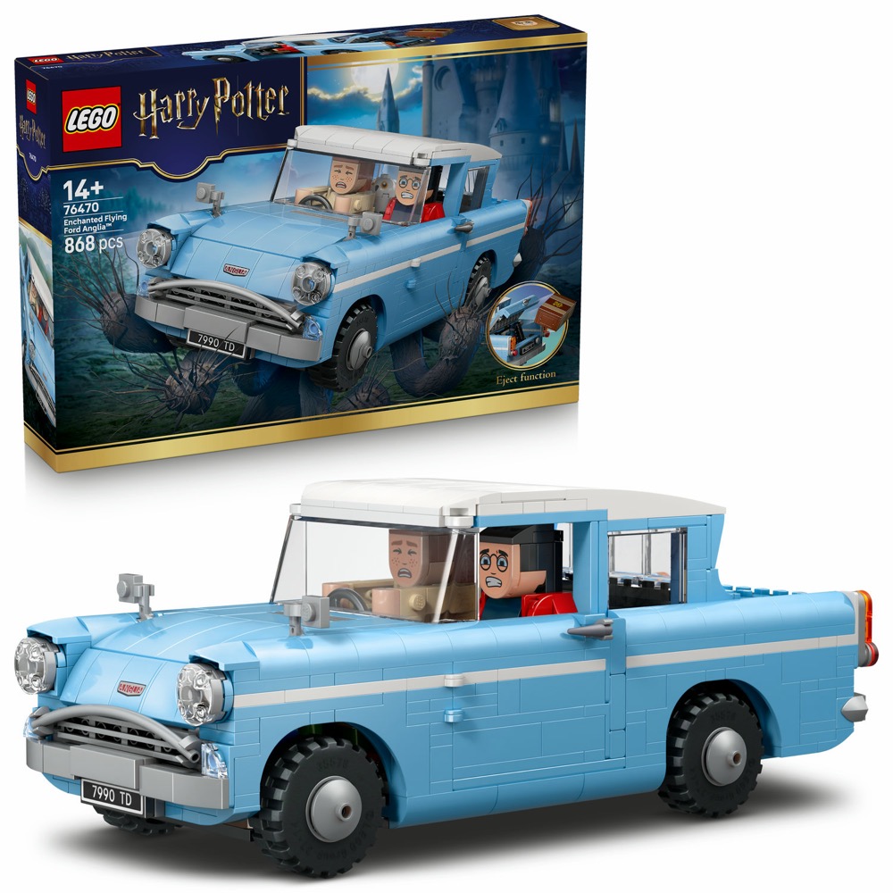 LEGO Harry Potter 76424 Latający samochód Ford Anglia — oryginalny zestaw klocków LEGO