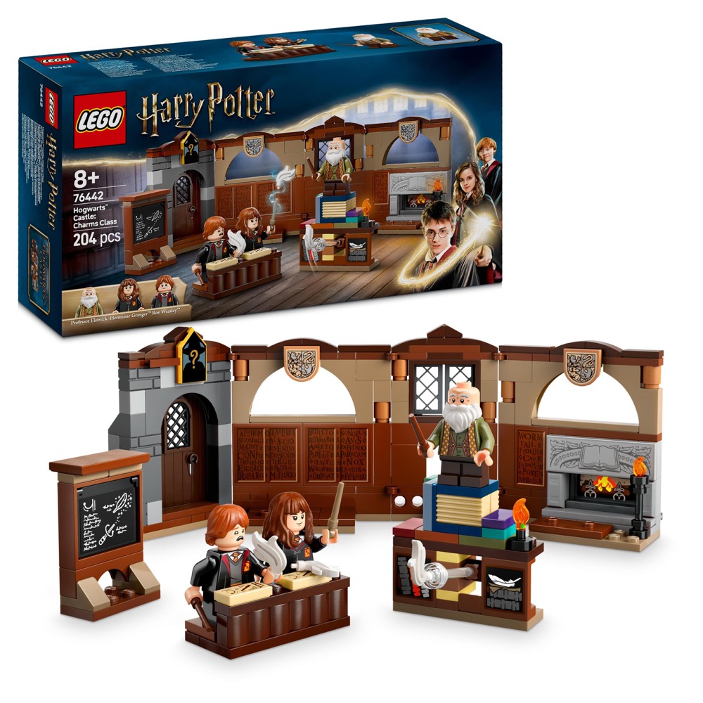 LEGO Harry Potter 76442 Zamek Hogwart: Zajęcia z zaklęć i uroków — oryginalny zestaw klocków LEGO