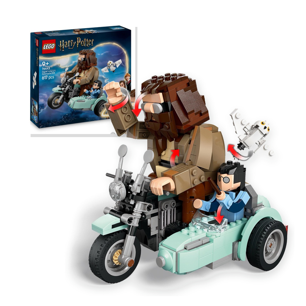 LEGO Harry Potter 76443 Motocyklowa przejażdżka Hagrida i Harry'ego