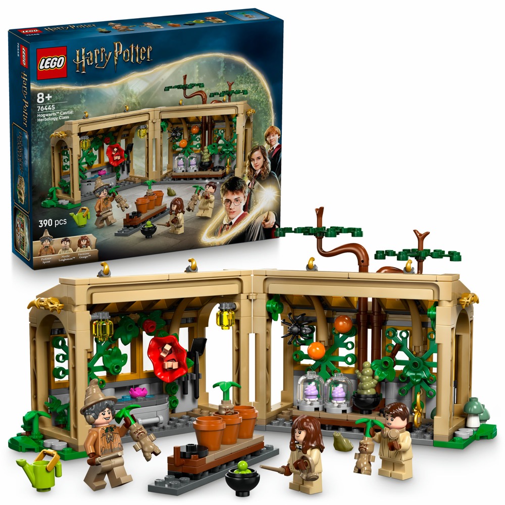 LEGO Harry Potter 76445 Zamek Hogwart: Lekcja zielarstwa — oryginalny zestaw klocków LEGO